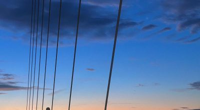 Ponte Fiume Alento Tramonto